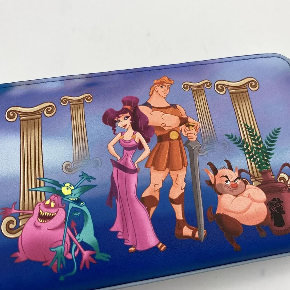 Disney Danielle Nicole Disney Hercules & Megara Cast Zip Around Clutch Wallet